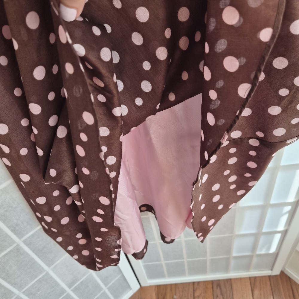 Vintage Polka Dot Dress Sz 6 - Picture 5 of 9
